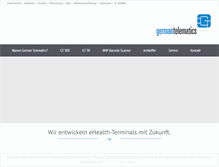 Tablet Screenshot of germantelematics.de